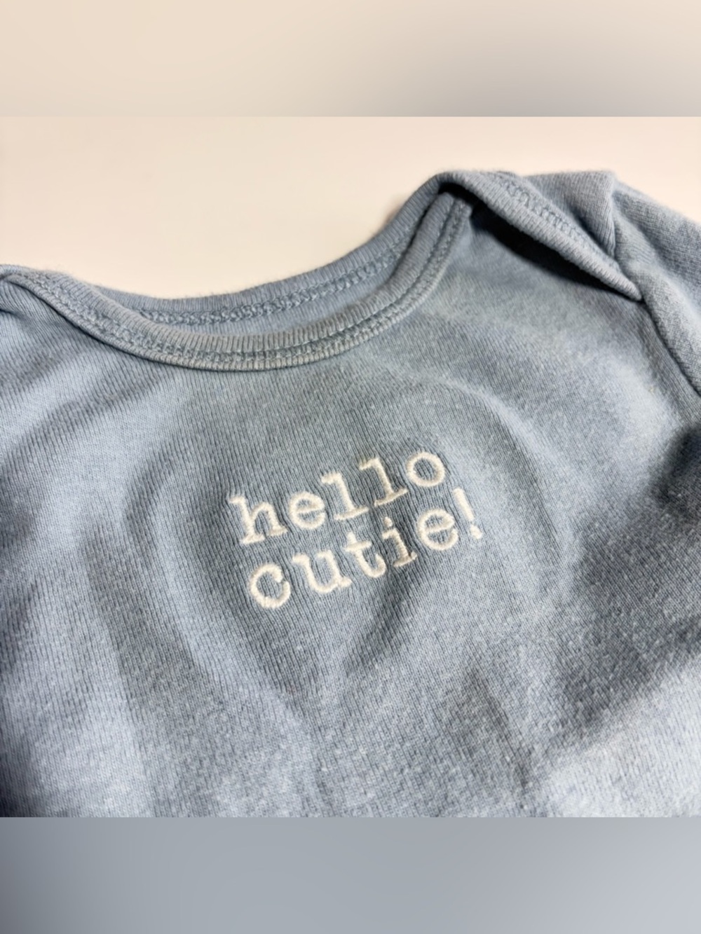 Bundle of Baby Shirts Tops Onesies Size 9 Months Carter’s Blue Fleece Winter - Picture 14 of 16